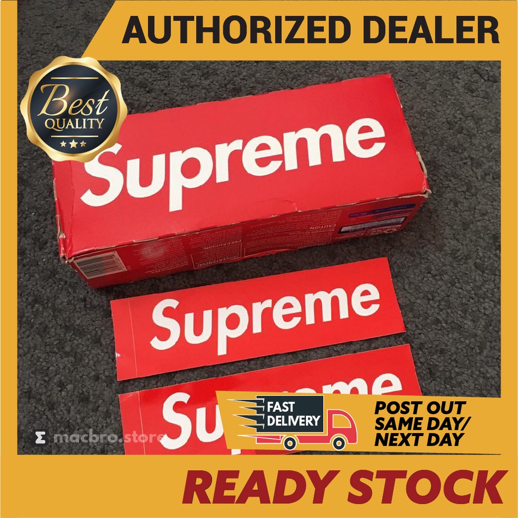 Supreme on sale fake stickers