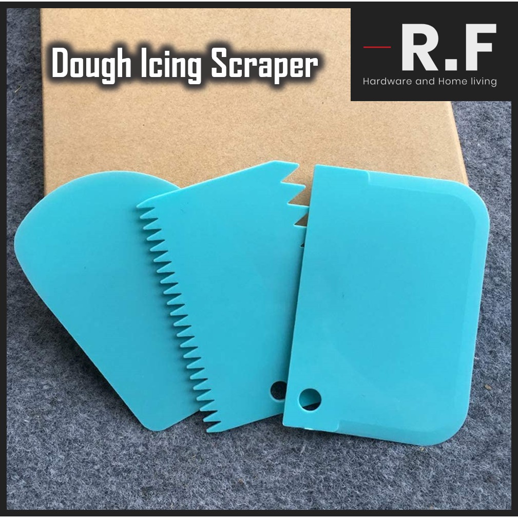 3Pcs/set Dough Icing Fondant Scraper Cake Baking Pastry Tools Spatulas ...