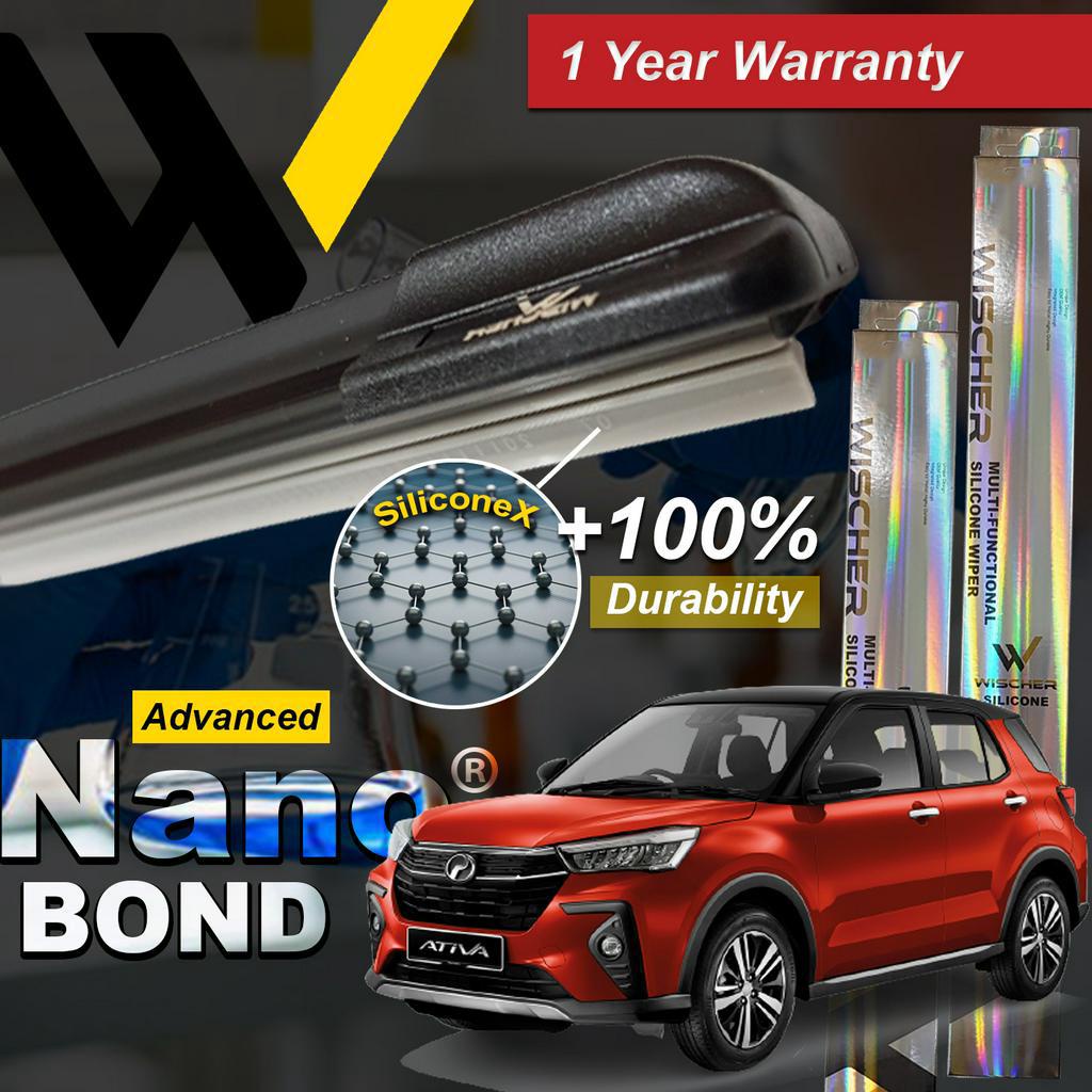 [SiliconeX] Perodua Ativa 2021 Original Wischer Nano-BOND Silicone ...