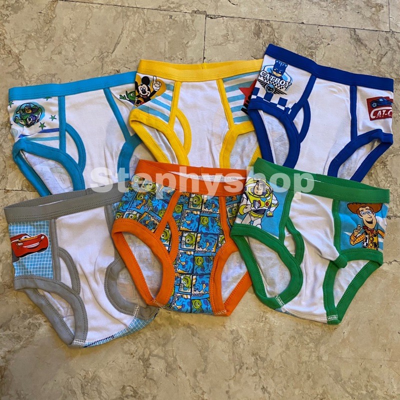 BRIEF FOR KIDS (1-9yrs old) 6 FOR 180!! | Shopee Malaysia