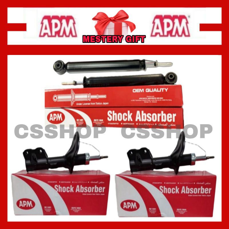 BF APM Perodua Axia / Bezza Shock Absorber Front / Rear Set Suspension ...