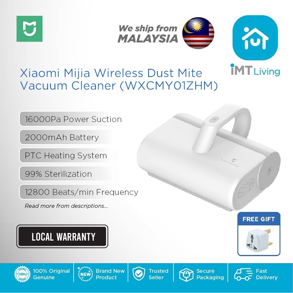 Xiaomi Mijia Wireless Dust Mite Vacuum Cleaner (WXCMY01ZHM) UV Light