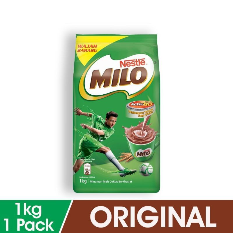 Nestle Milo Activ-Go CHOCOLATE MALT POWDER softpack | Shopee Malaysia