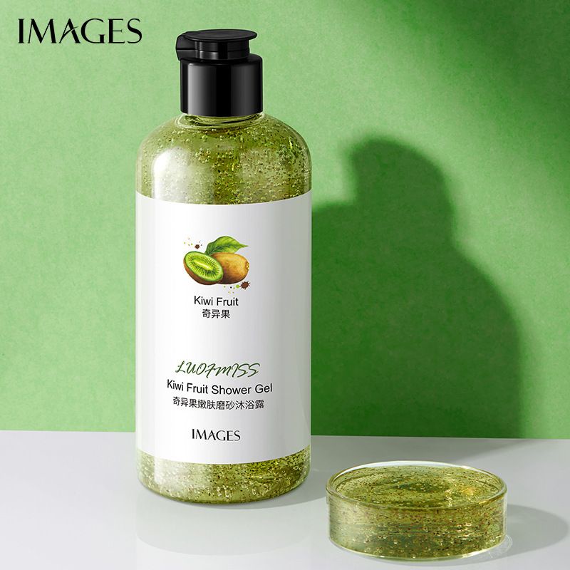 IMAGES Kiwi Fruit Rejuvenation Body Scrub Shower Gel 300ML Shopee