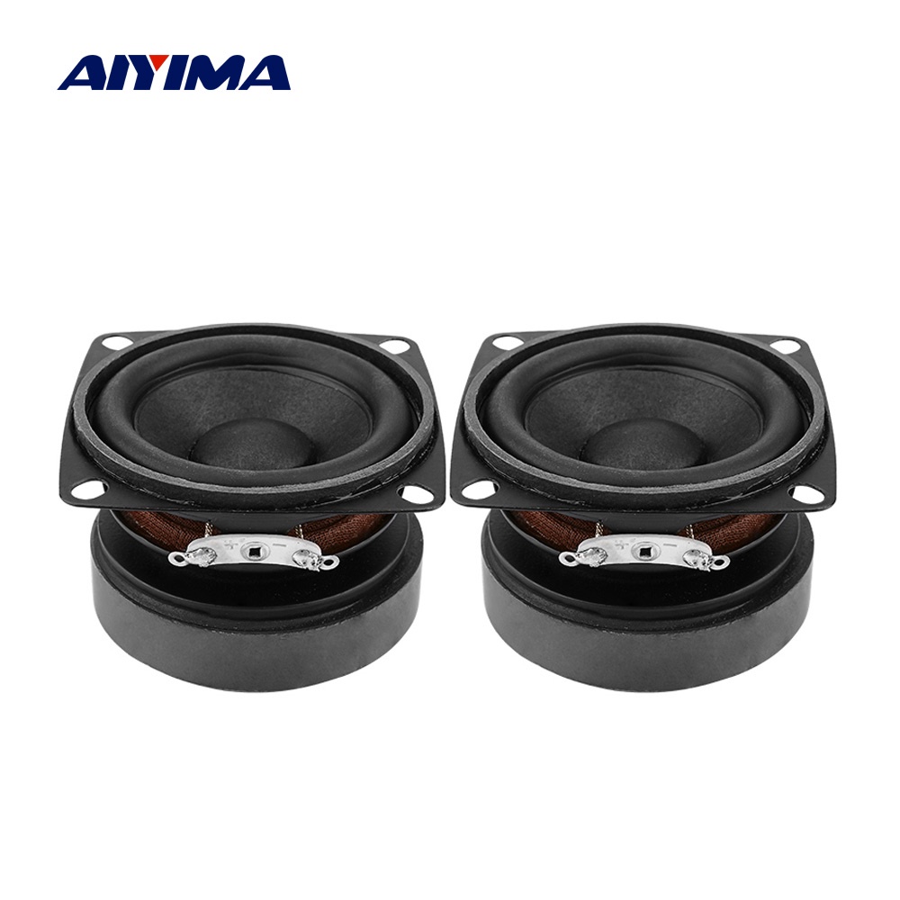 AIYIMA 2Pcs 2 Inch 4 Ohm 15W Full Range Sound Speaker Mini Loudspeaker ...