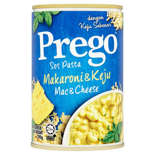 Prego Pasta Sauce (Can) - Cheese & Herbs/Mac & Cheese/Carbonara  Mushroom/Mushroom/Traditional (290g/295g/300g)