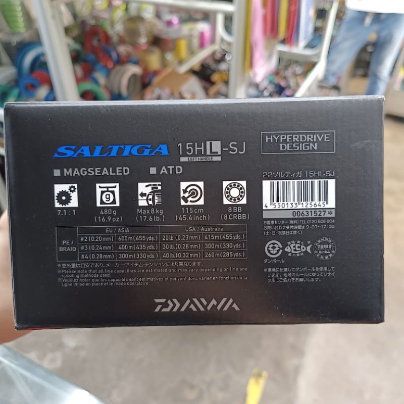 DAIWA 22' SALTIGA 15L-SJ/15HL-SJ MADE IN JAPAN | Shopee Malaysia