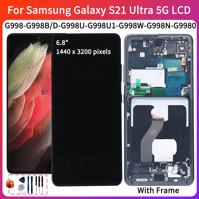 For Samsung Galaxy S21 Ultra 5G Lcd Display Touch Screen Digitizer For ...