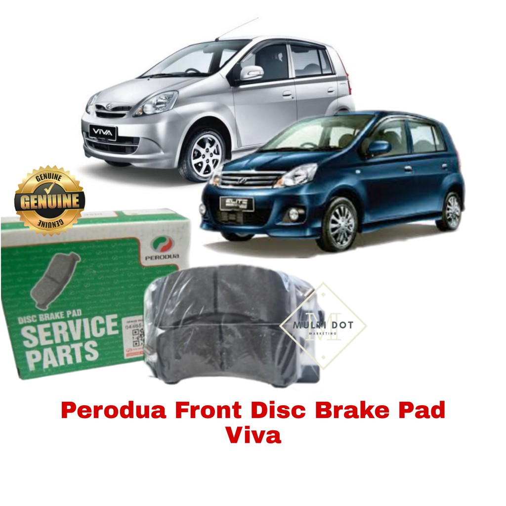 Perodua Front Disc Brake Pad VIVA D18D D35N 0446518R01 Shopee Malaysia