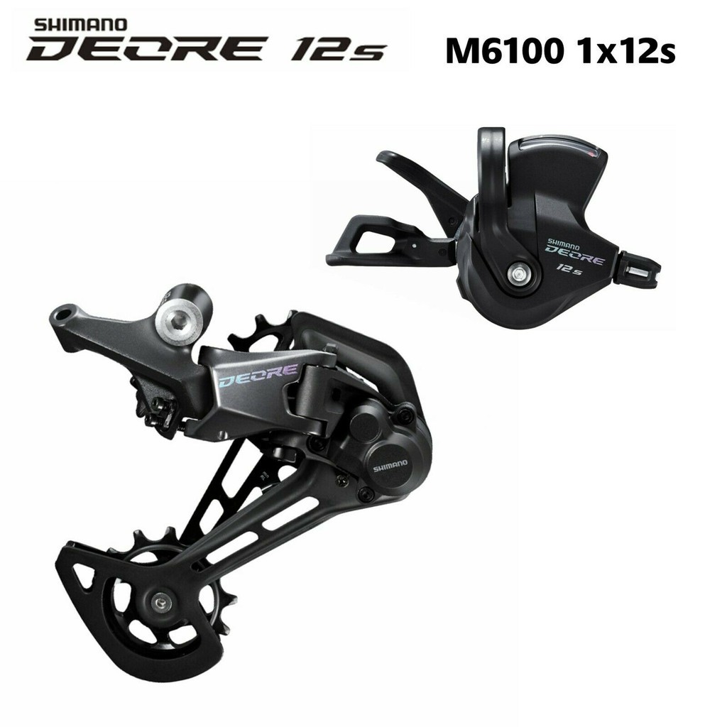 SHIMANO DEORE M6100 1X12SPEED GROUPSET SHIFTER M6100 + REAR DERAILEUR ...