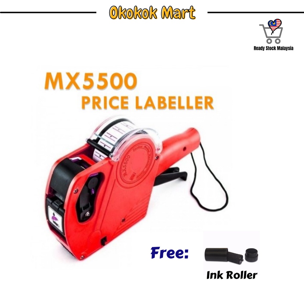 🔥Ready Stock🔥8 Digits Price Tag Gun Labeller Labeling Machine/ Price