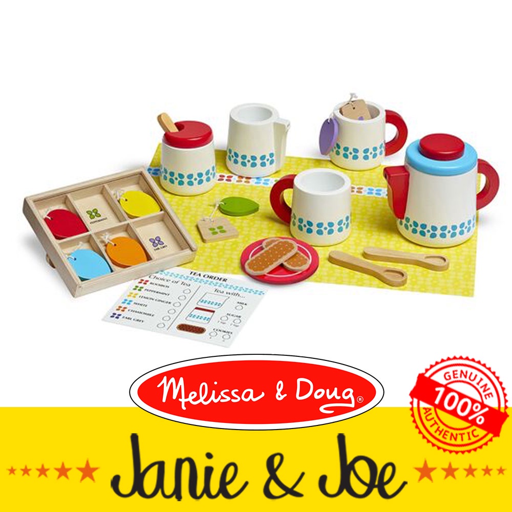 Melissa and doug steep and serve tea set online