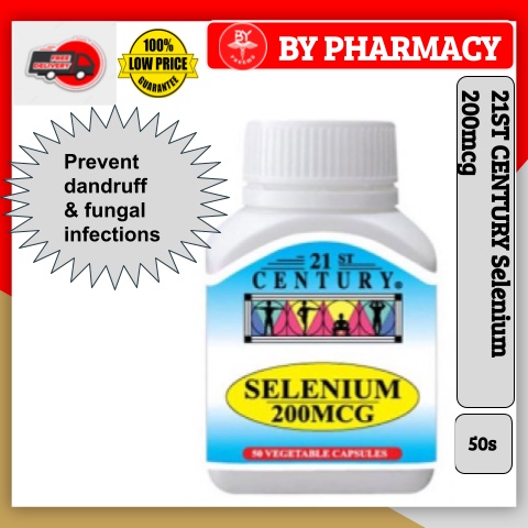 21st Century Selenium 200mcg 50s Antioxidant to prevent dandruff/fungal ...