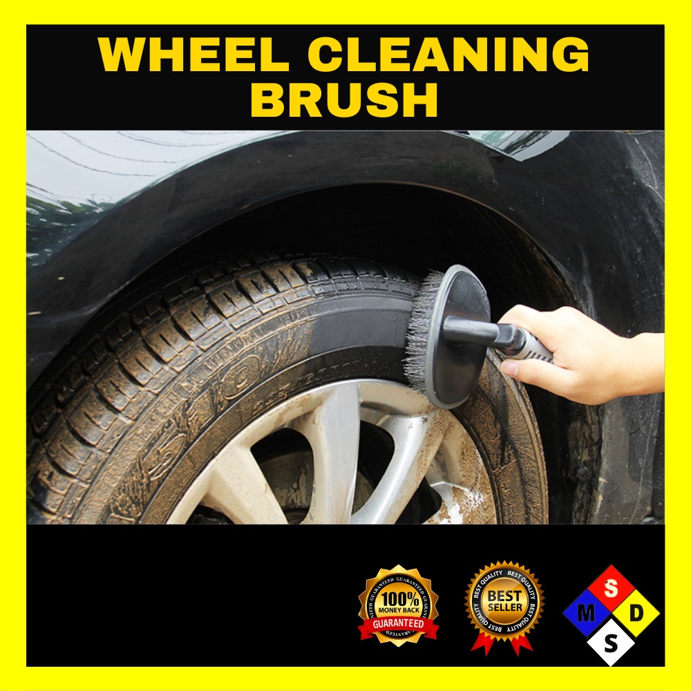 Wheel Cleaning Brush Car Motorcycle Wheel Lshaped Brush Tire Rim Hub