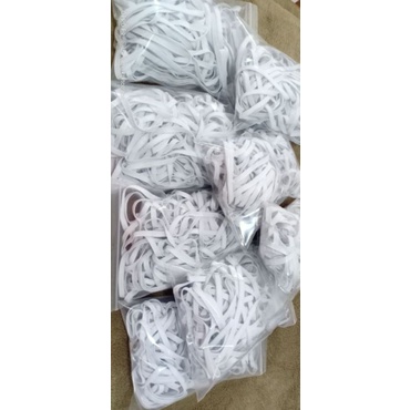 WHITE BRAIDED NYLON ROPE CORD 3mm , 4mm , 5mm , 6mm , 8mm / Tali Nylon  Putih