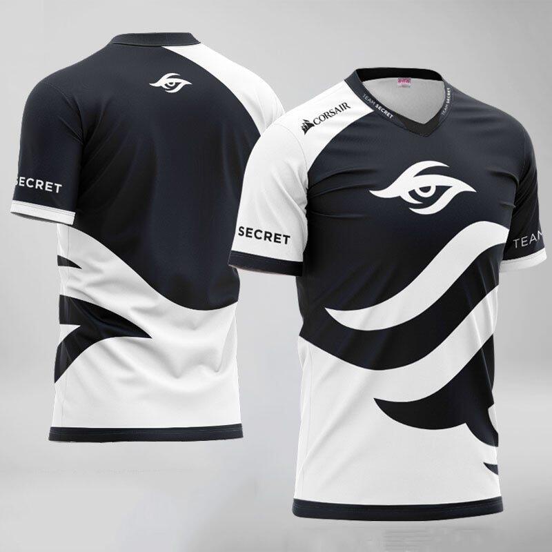 CSGO DOTA2 E-Sports Player Jerseys Uniform Secret Ti9 Team T Shirt ...