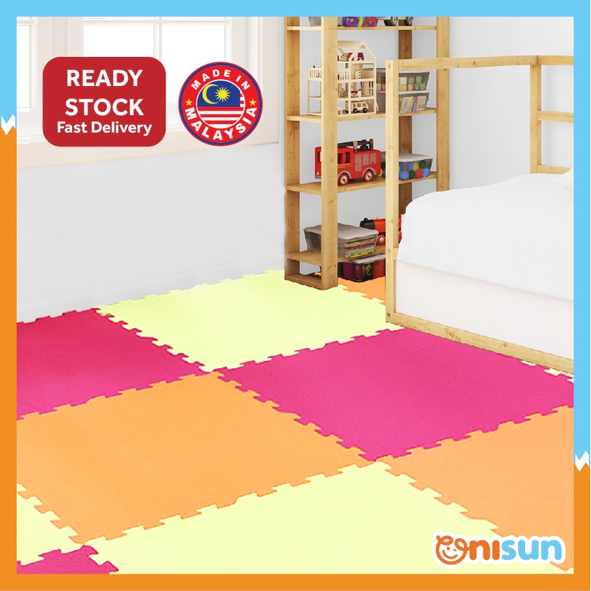 Baby Playmat 60cm x 60cm EVA Foam Puzzle Mat Tikar Bayi (Buy FREE  Borders)