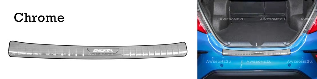 Awesome2u Perodua Bezza Facelift 2019-2024 Rear Bumper Pad Stainless ...