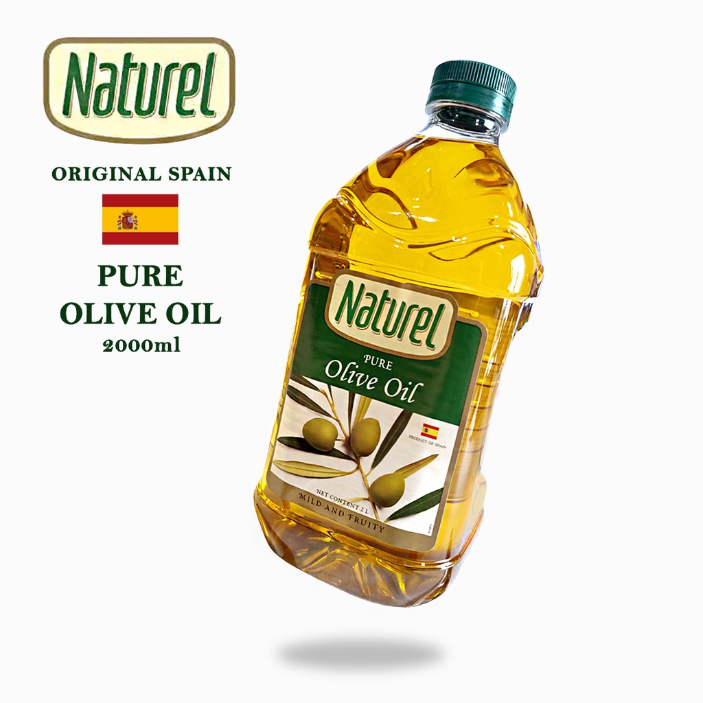 Naturel Pure Olive Oil 2 Liter PET Bottle / 2L/ Olio/ Cook/ Bakery ...