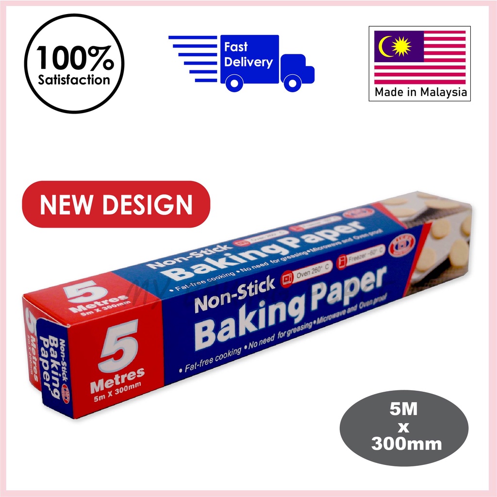 Rico's Non-Stick Baking Paper 5M Parchment Paper Ready Stock Best ...