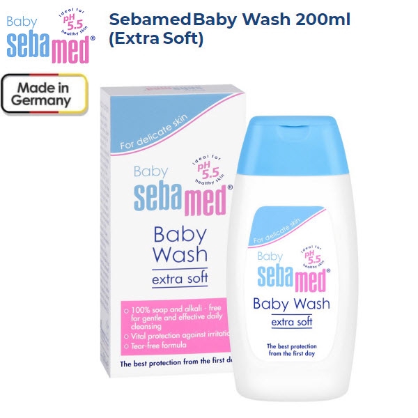 Sebamed Baby Wash 200ml Extra Soft Shopee Malaysia