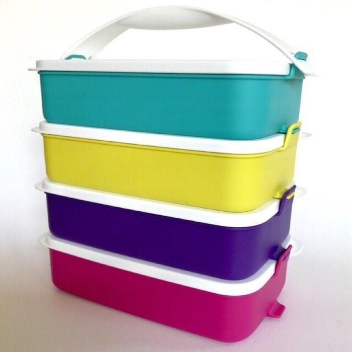 (Best Discount) 50 Tupperware Click To Go rectangular Basket 4