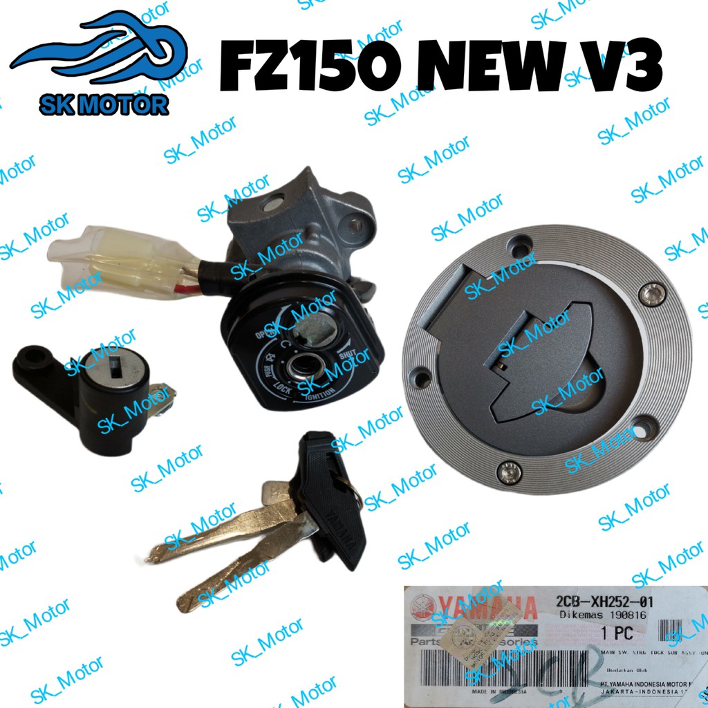 Yamaha FZ150 FZ 150 New V2 V3 Original Ignition Main Switch / Full Set ...