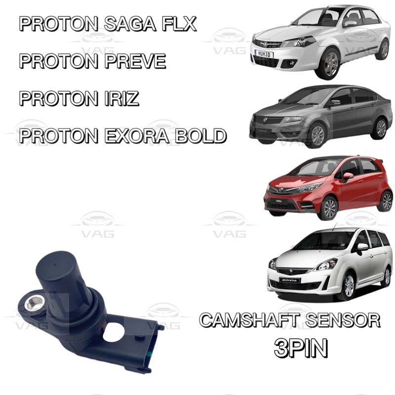 PROTON SAGA FLX,PREVE,IRIZ,EXORA BOLD CAMSHAFT SENSOR[3PIN] Shopee
