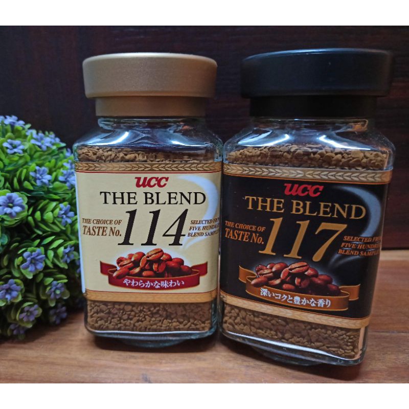 UCC JAPAN THE BLEND 117 AND UCC THE BLEND 114 INSTANT COFFEE 90G ...