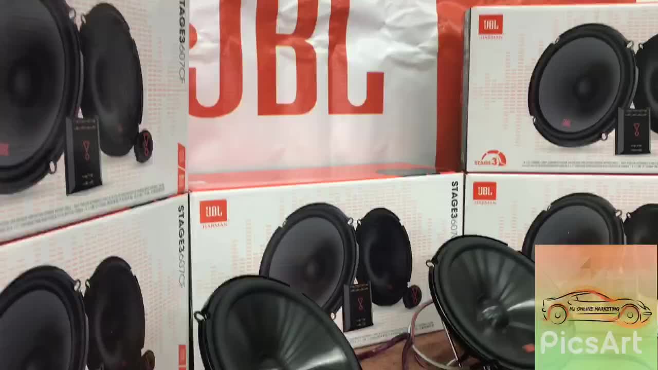 Haut-Parleurs Composants JBL Stage3 607CF Pour Voiture - Kit 2 Voies 16,5 Cm (6,5 Pouces) - 5