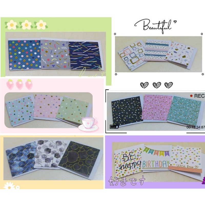 💥3in1 MixdesignSets Anniversary Celebration & WishesCards for gifts ...
