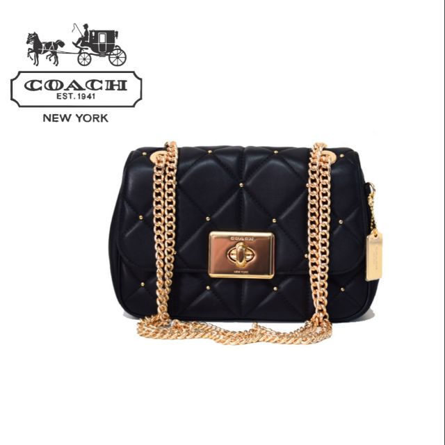 Coach cassidy crossbody with studded diamond quilting clearance