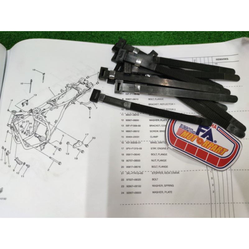 CABLE TIE/BAND WIRING RXZ | Shopee Malaysia