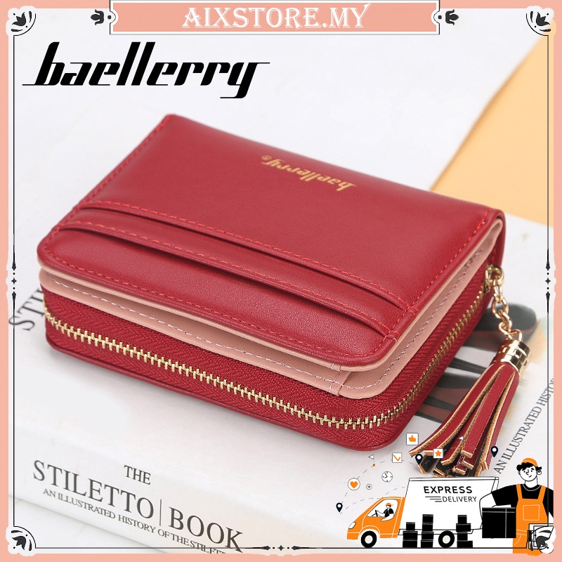 Dompet Wanita New Women Wallets Short Women Leather Zipper Coin Purse