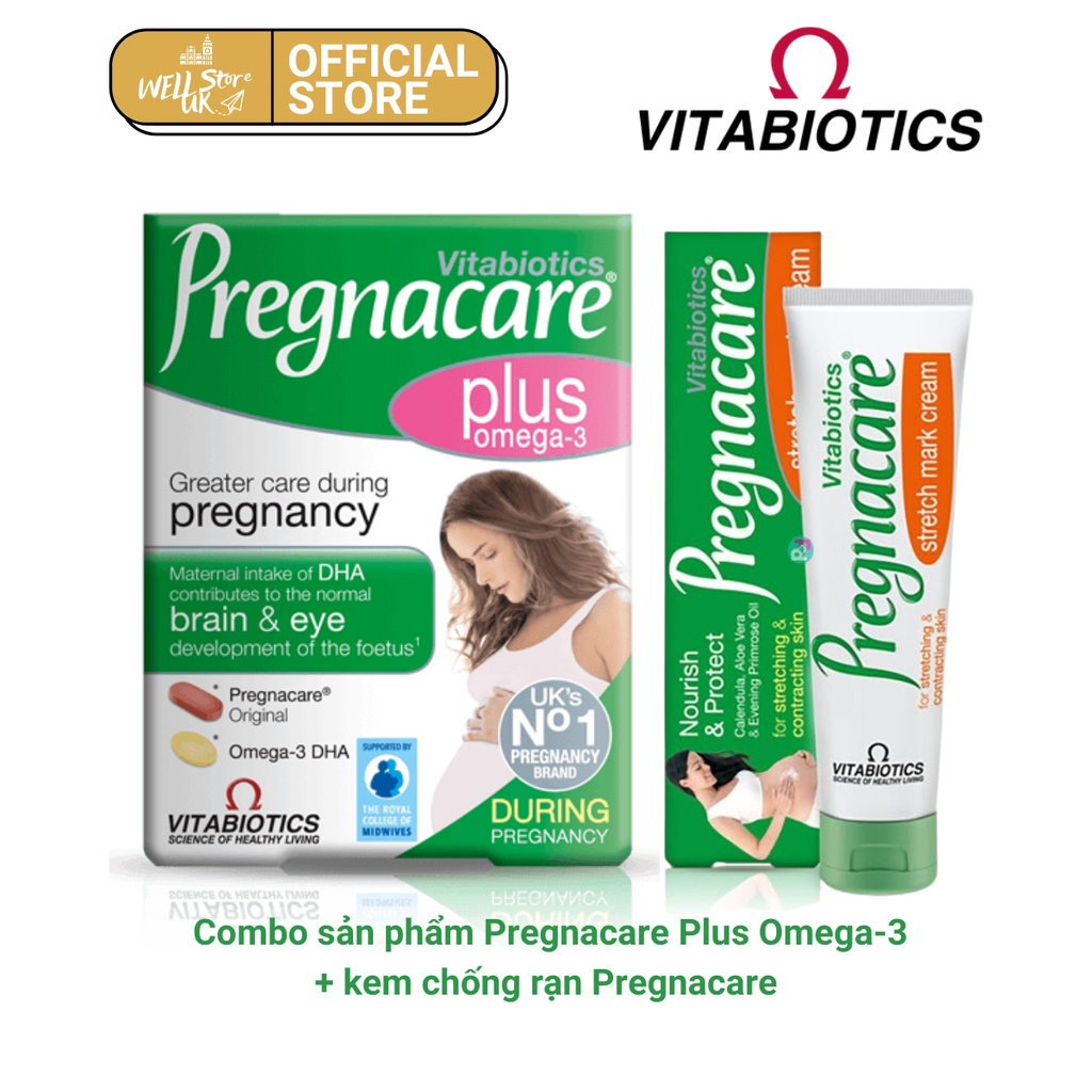 Ukvitabiotics Pregnacare Plus Omega3 Oral Tablets Supplement Vitamins