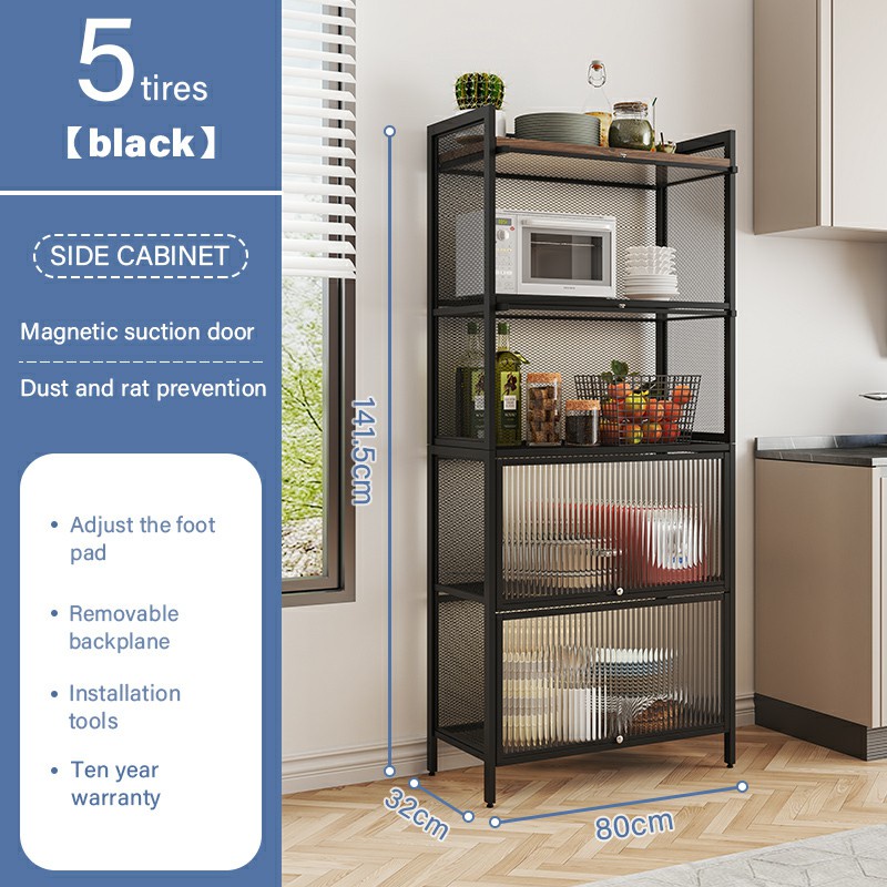 NETEL kitchen Rack kitchen organizer Floor-standing Multi-layer ...