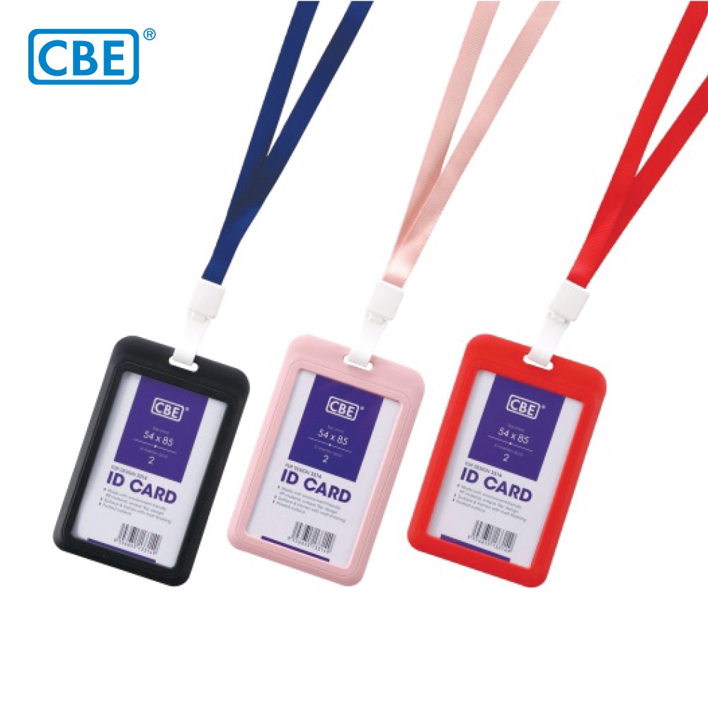 CBE ID Card Holder Name Tag Set (3314 ID Card Holder + 132975 Lanyard