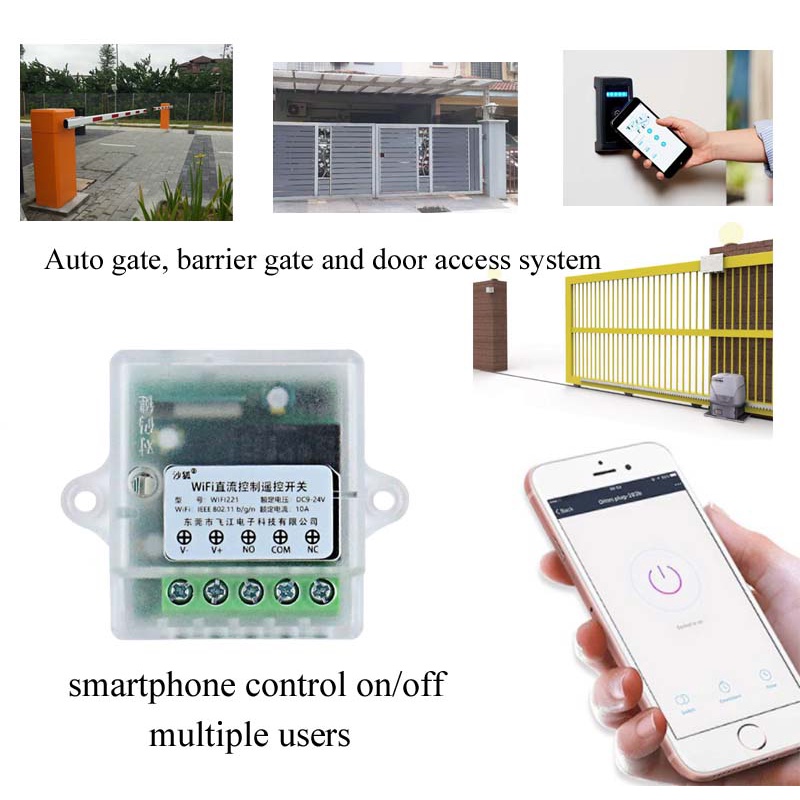 Smart Home WiFi wireless Mobile App Control auto gate / access door
