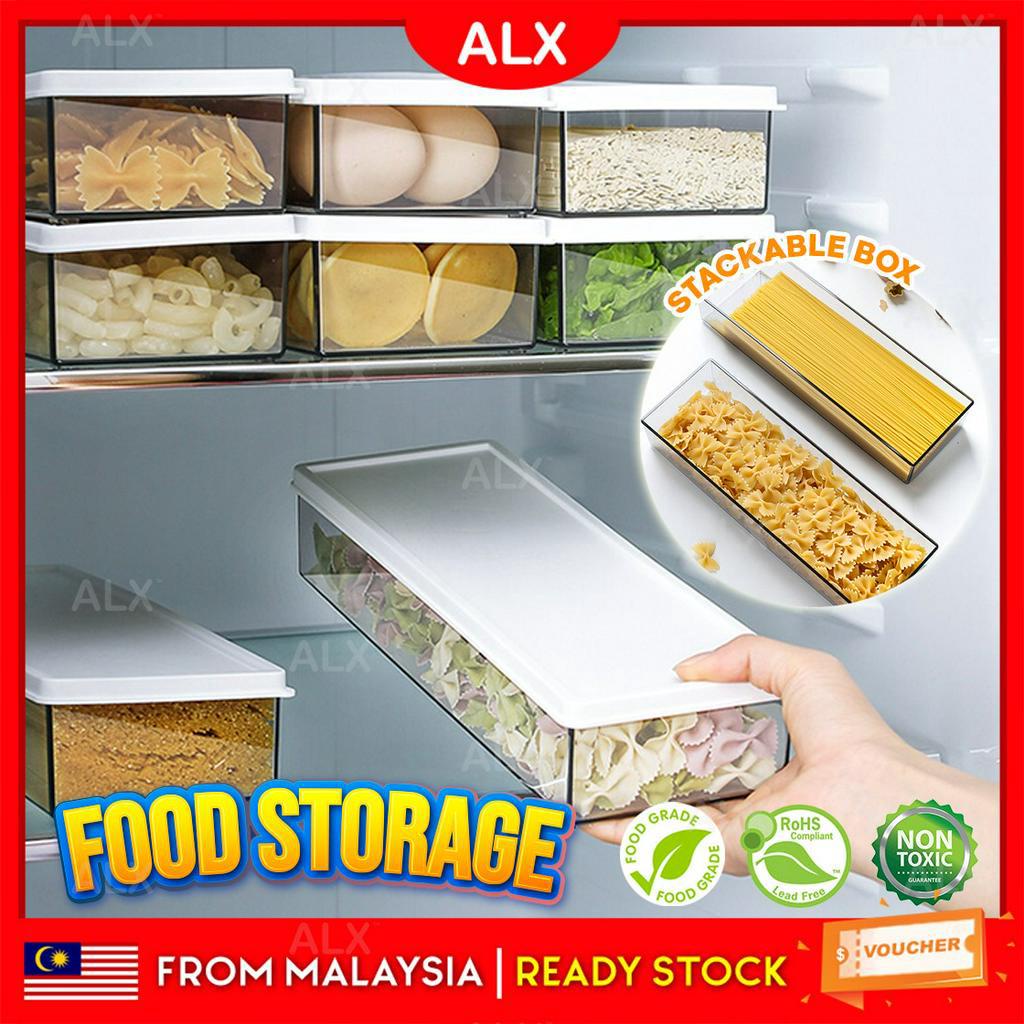 ALX Spaghetti Box Airtight Sealed Noodle Storage Box Food Container ...