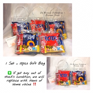 🧸Gift Bag Snacks Party Gift Event Gift Door Gift Budget Birthday Gift  Murah Snack Goodies Bag Borong Bajet