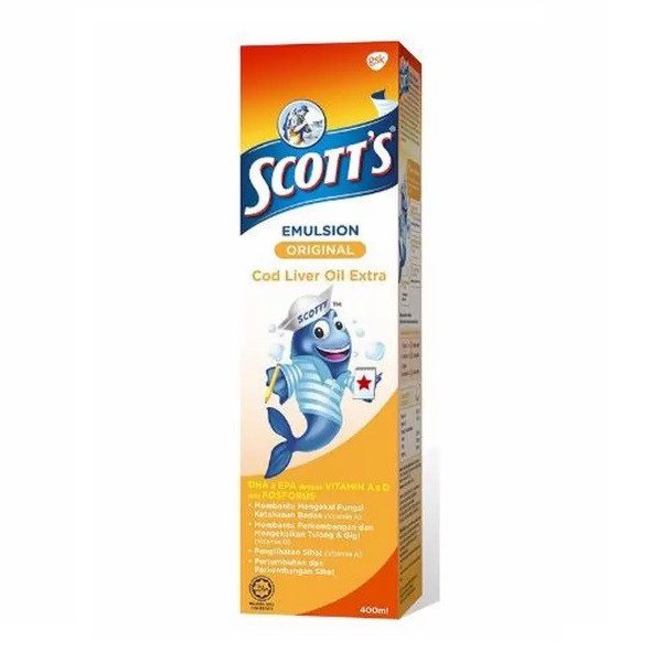 Scott's Emulsion 400ml (Original) | Shopee Malaysia