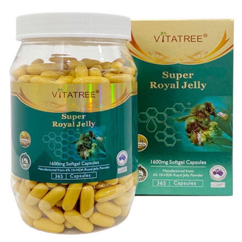 Vitatree SUPER ROYAL JELLY ROYAL JELLY 1600mg Box Of 100 Tablets