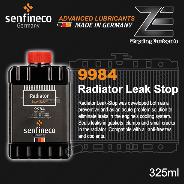 SENFINECO Radiator Leak Stop 325ml (Made in Germany) 9984 Seals Leaks