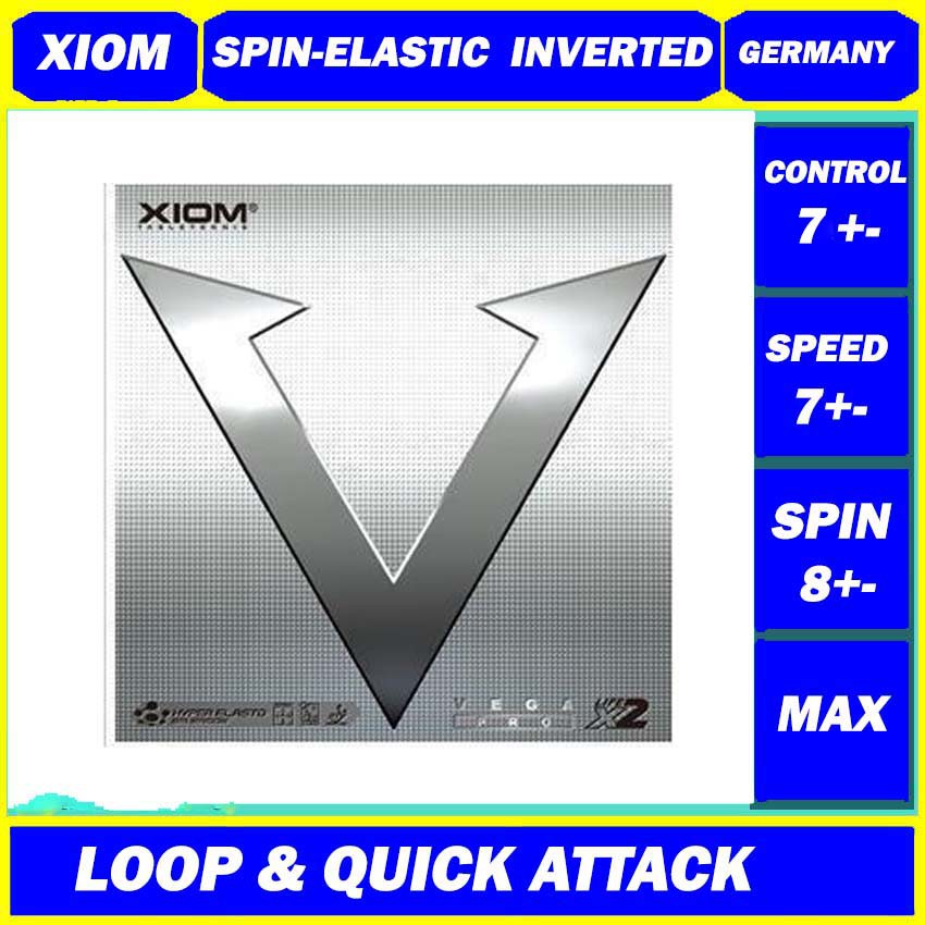 XIOM Vega Pro Rubber Max Made In Germany ITTF Approved (READY STOCK ...
