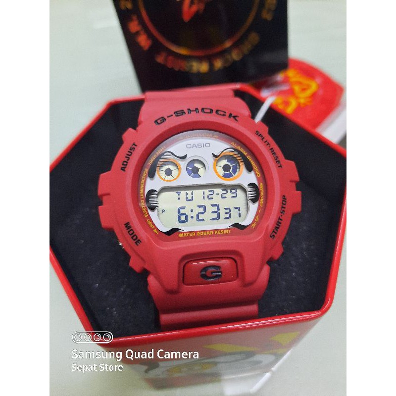 CASIO G-SHOCK DW-6900DA-4JR ダルマ DARUMA 超安い品質 - 時計