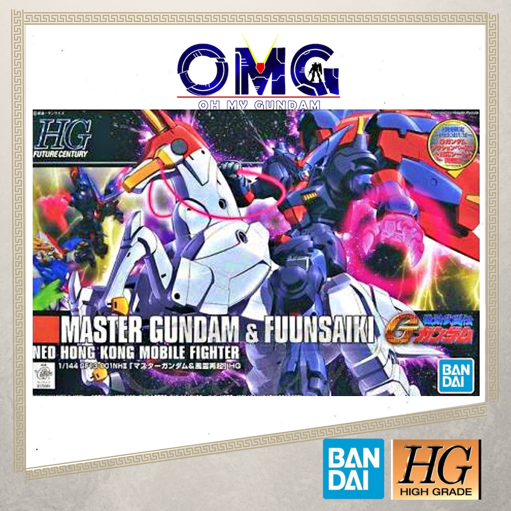 Bandai HGFC Master Gundam & Fuunsaiki HG Master and Fuunsaiki Gundam HG  Future Century Gundam Master Fuunsaiki 57747 OMG