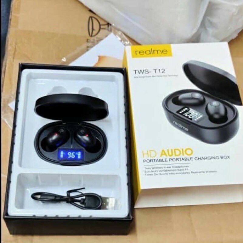 Realme TWS 5 Airdots Wireless Earphone Bluetooth Earbuds Touch