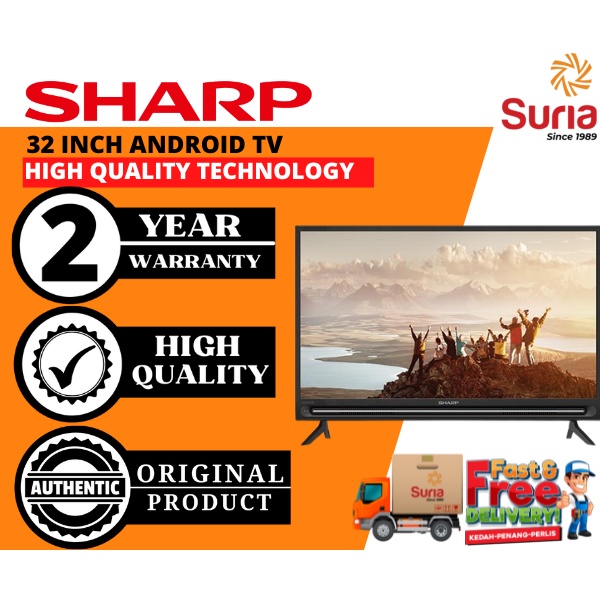 (Free Shipping Within Penang,Kedah & Perlis) SHARP 32