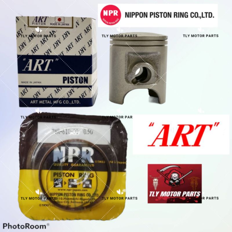 ART PISTON & NPR RING FOR YAMAHA Y110 100% ORIGINAL JAPAN 🇯🇵 | Shopee ...