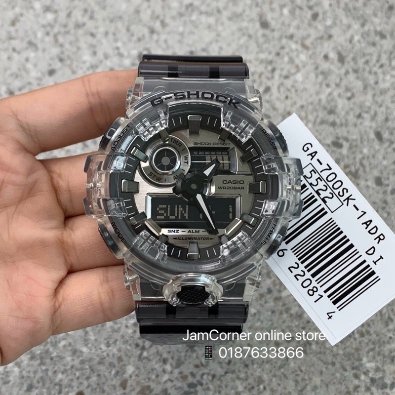 G shock semi transparent sale